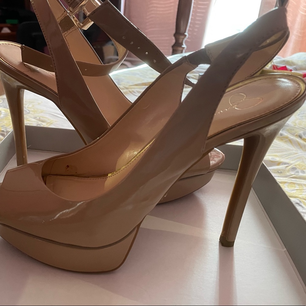 Jessica Simpson platform heels